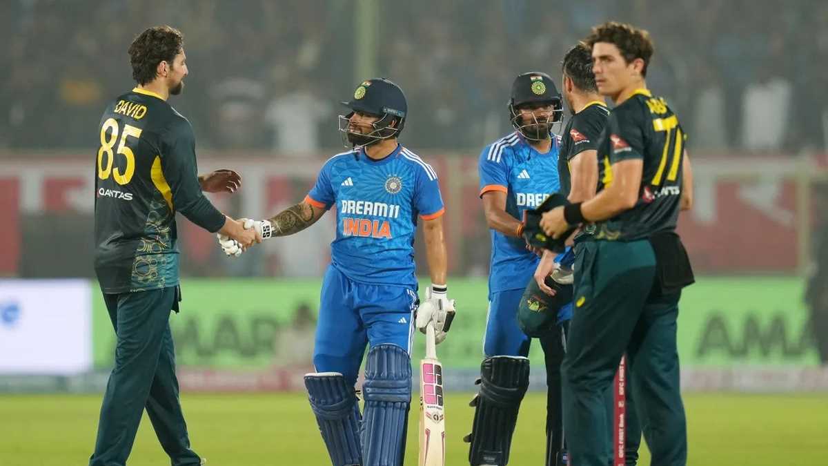 टी-20 सीरीज के पहला मैच में भारत ने ऑस्ट्रेलिया को 2 विकेट से हराया